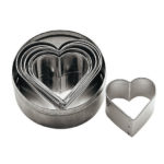 001 008 set tagliapasta cuore 6 pz